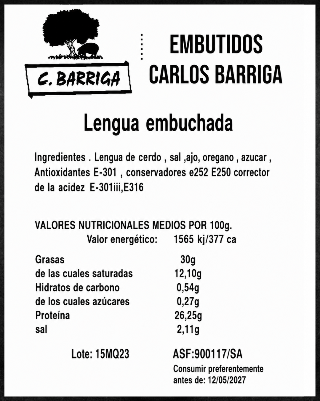 Lengua Embuchada - Compra online