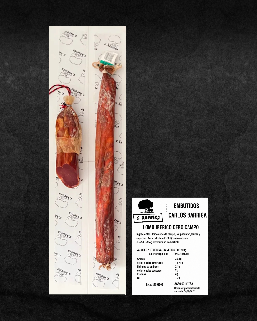 Lomo Ibérico Cebo de Campo - Compra online